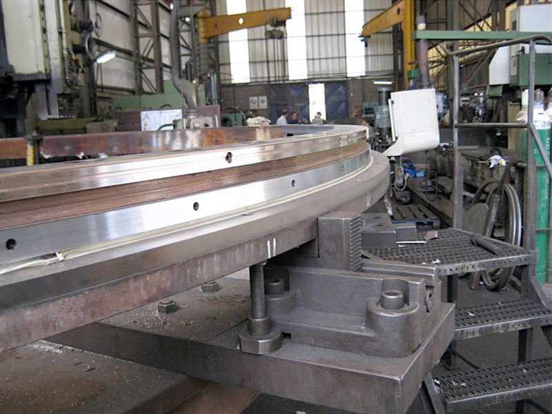 Repair to a 4,500mm diameter slewing ring